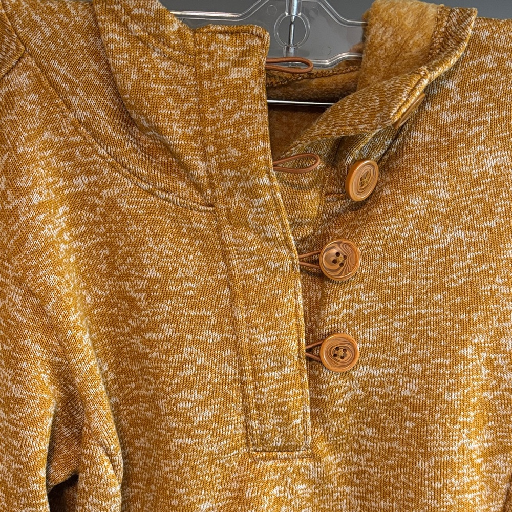 Women's Columbia Mustard Button-Up Hoodie - Picture 2 of 5